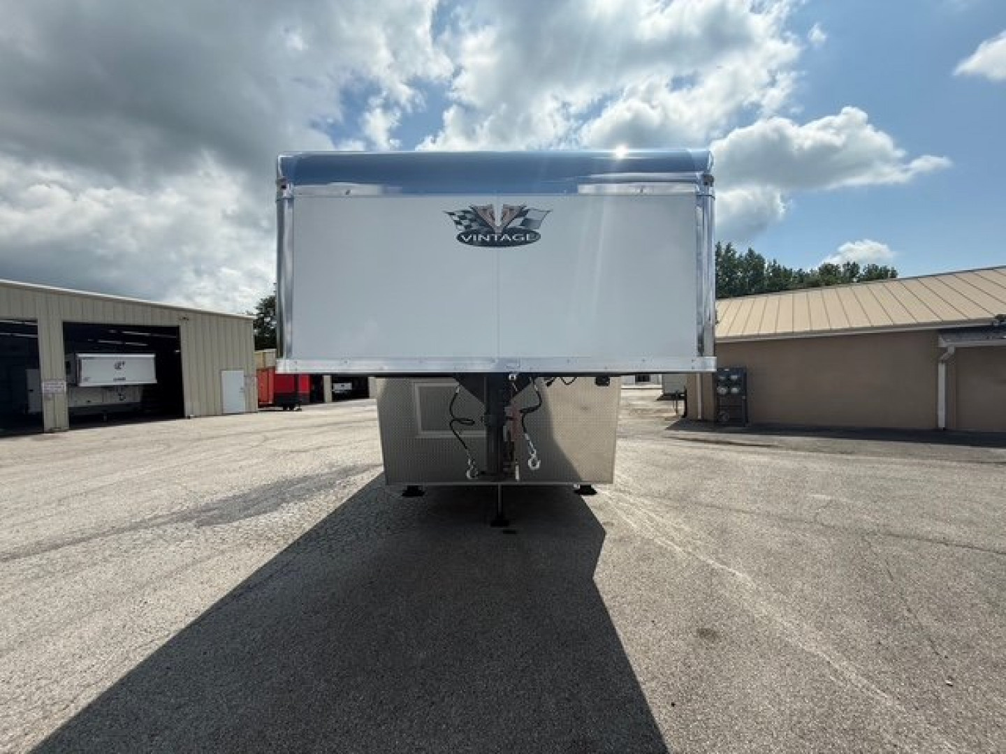 New 2025 Vintage Trailers 8.5x48 Race Trailer with Bathroom