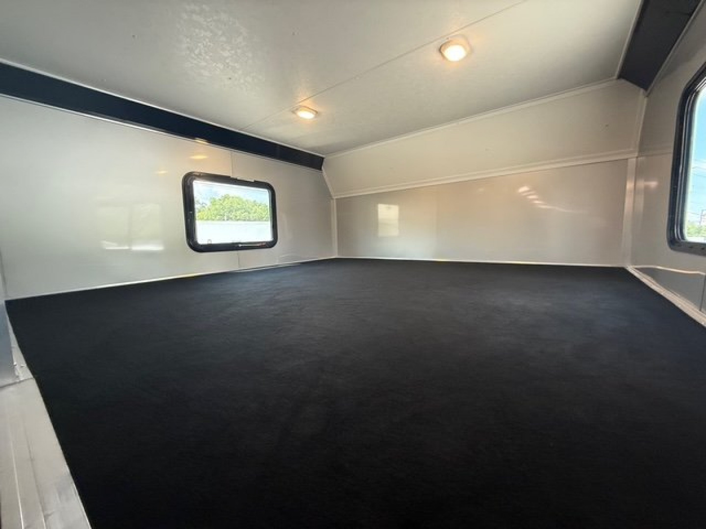 New 2025 Vintage Trailers 8.5x48 Race Trailer with Bathroom