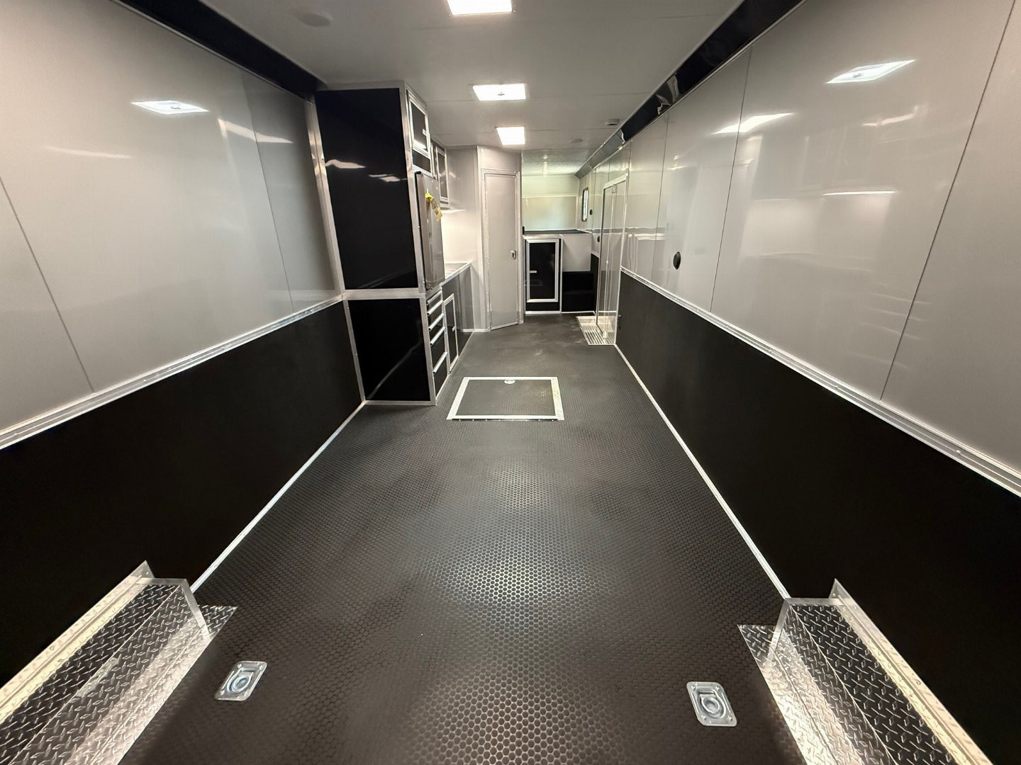 New 2025 Vintage Trailers 8.5x48 Race Trailer with Bathroom