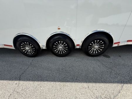 New 2025 Vintage Trailers 8.5x48 Race Trailer with Bathroom