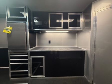 New 2025 Vintage Trailers 8.5x48 Race Trailer with Bathroom