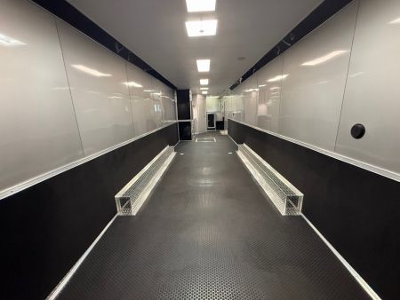New 2025 Vintage Trailers 8.5x48 Race Trailer with Bathroom