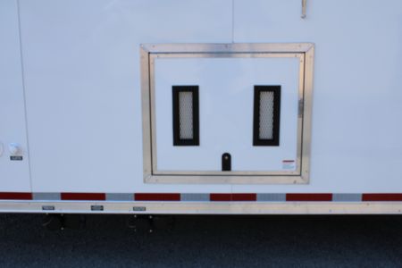New 2025 Vintage Trailers 8.5x48 Race Trailer with Bathroom