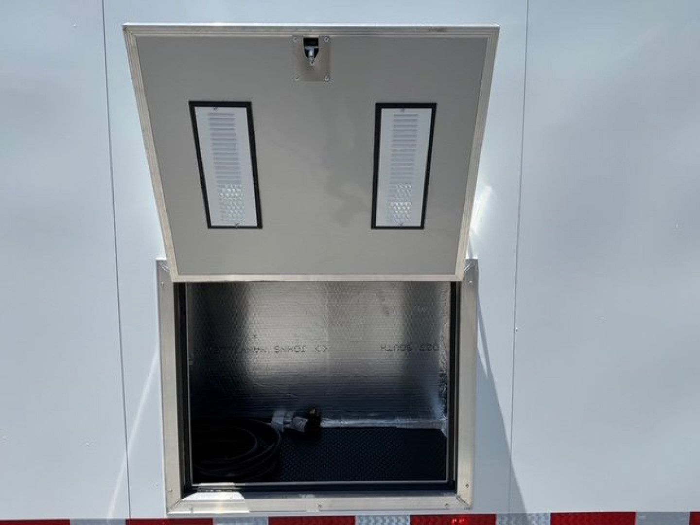 New 2025 Vintage Trailers 8.5x34 Race Trailer With Bathroom