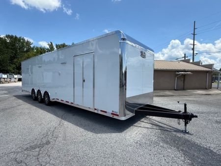New 2025 Vintage Trailers 8.5x34 Race Trailer With Bathroom