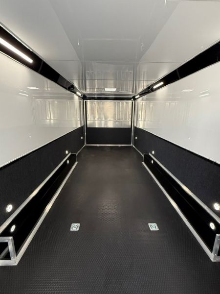 New 2025 RC Trailers 8.5x44 Race Trailer with Bathroom