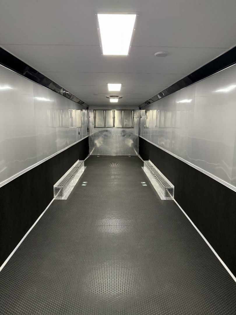 New 2025 Vintage Trailers 8.5x53 Race Trailer With Bathroom