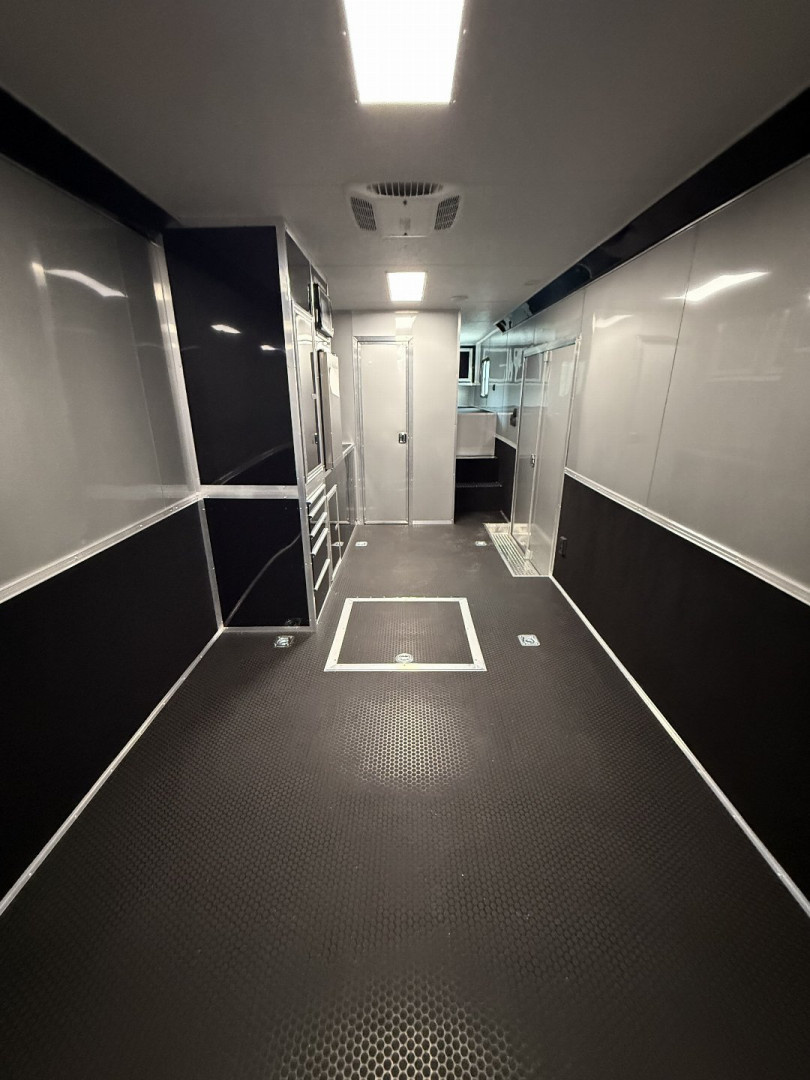 New 2025 Vintage Trailers 8.5x53 Race Trailer With Bathroom