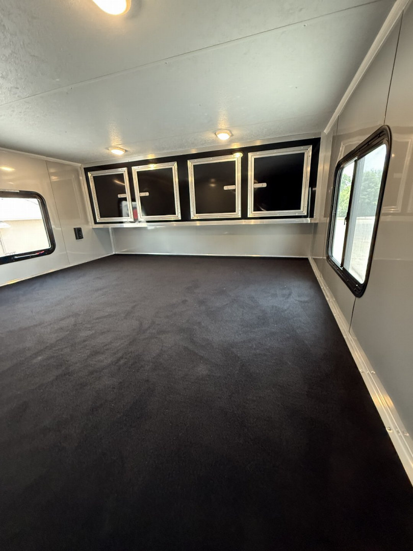 New 2025 Vintage Trailers 8.5x53 Race Trailer With Bathroom