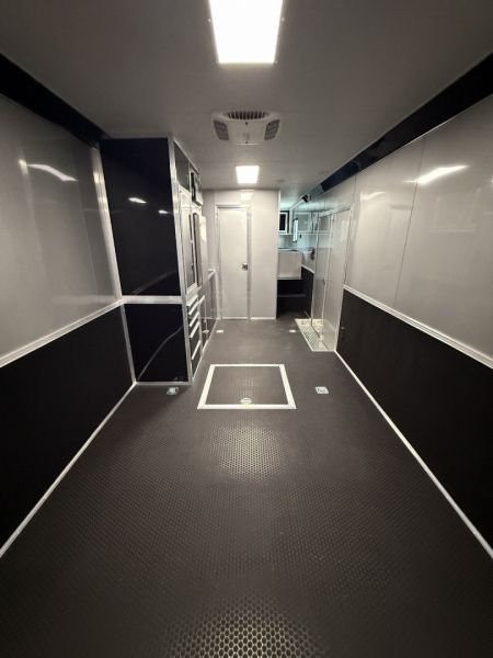 New 2025 Vintage Trailers 8.5x53 Race Trailer With Bathroom