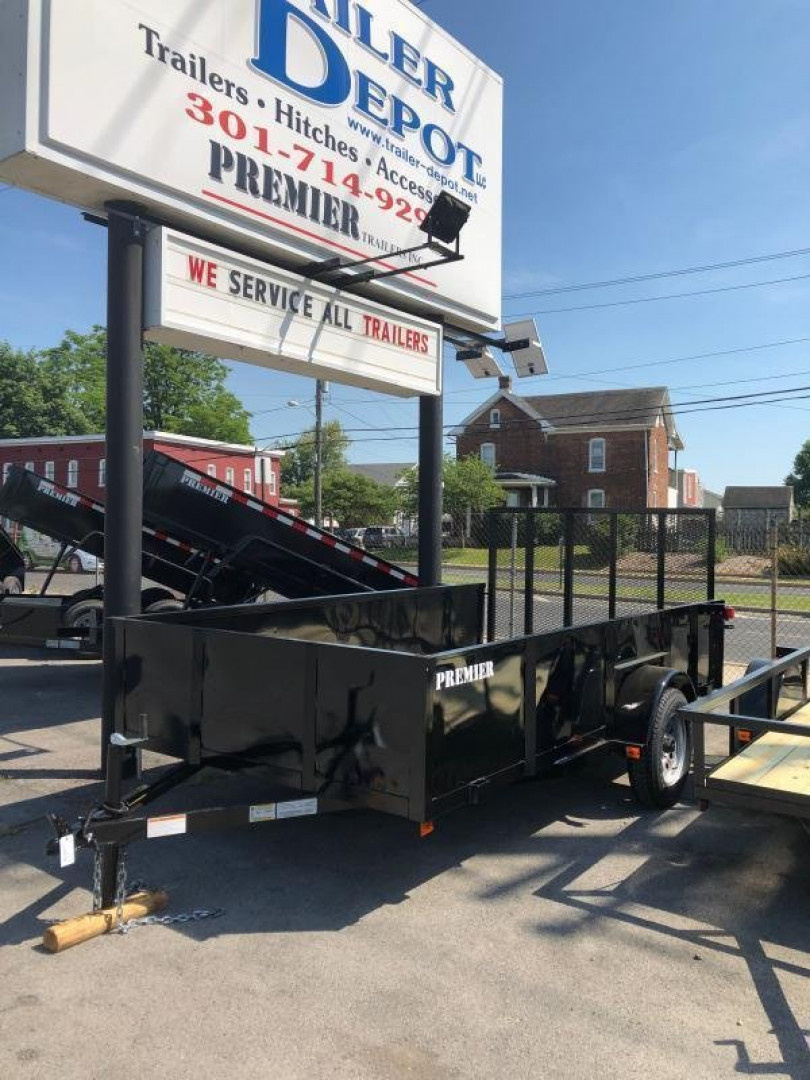 New 2026 Premier Trailers Inc. 6 x 143K SOLID SIDES Utility Trailer