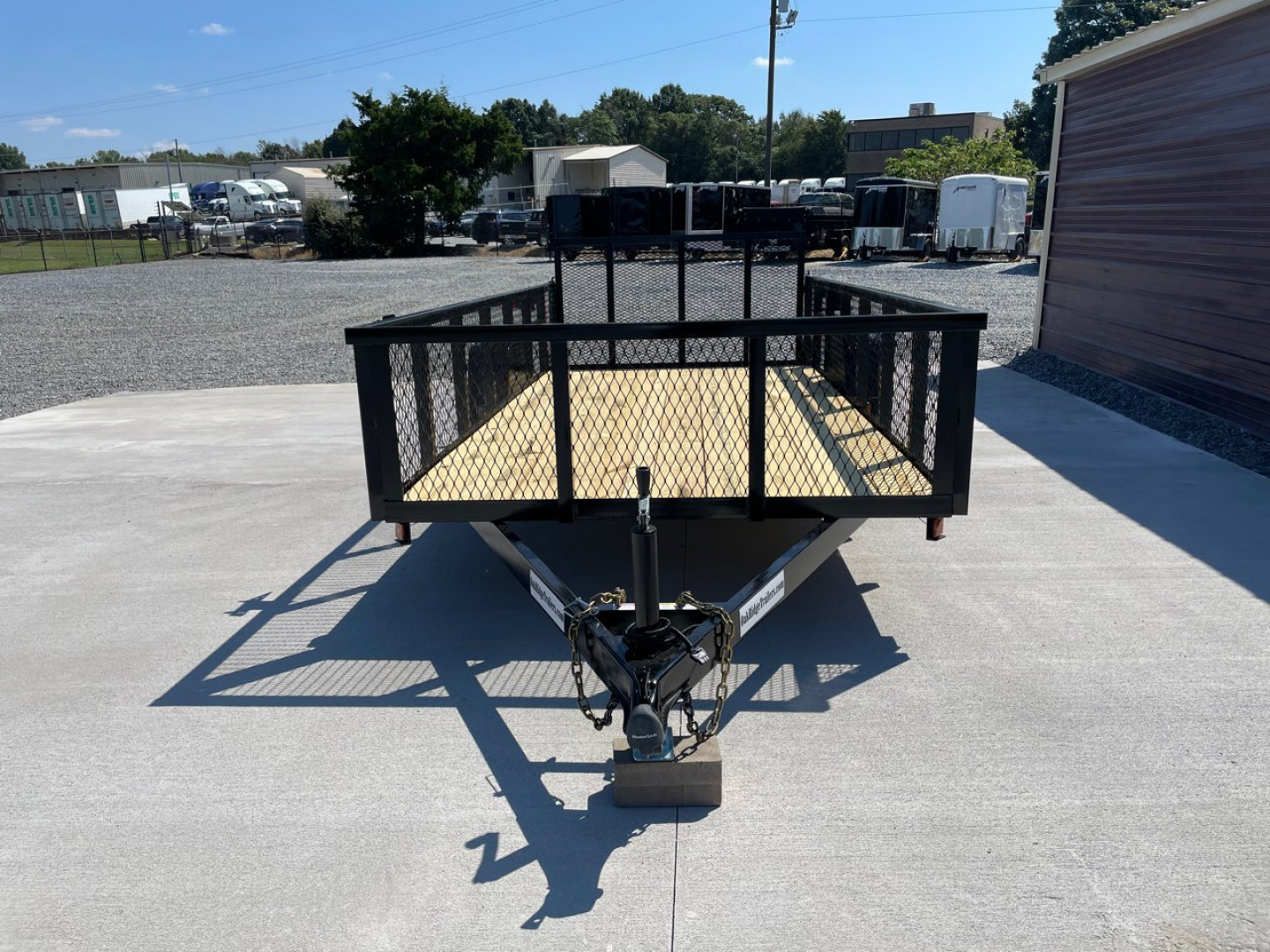 New NOLAN 6X14 Utility Trailer w/2ft Mesh Sides