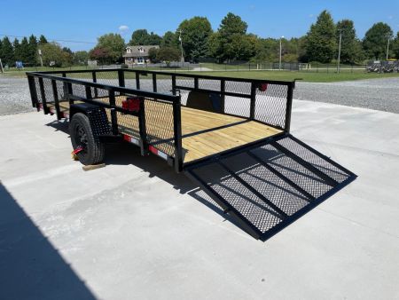 New NOLAN 6X14 Utility Trailer w/2ft Mesh Sides