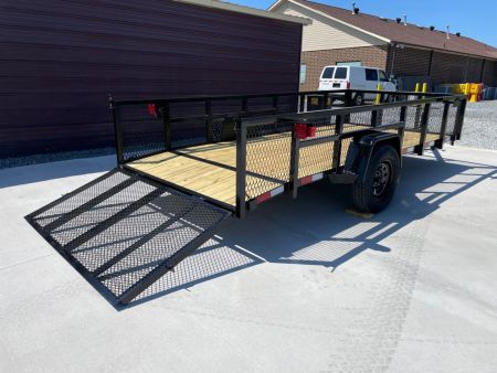 New NOLAN 6X14 Utility Trailer w/2ft Mesh Sides