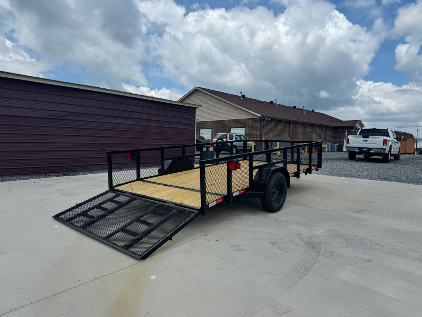 New NOLAN 7X14 Utility Trailer w/2ft Mesh Sides