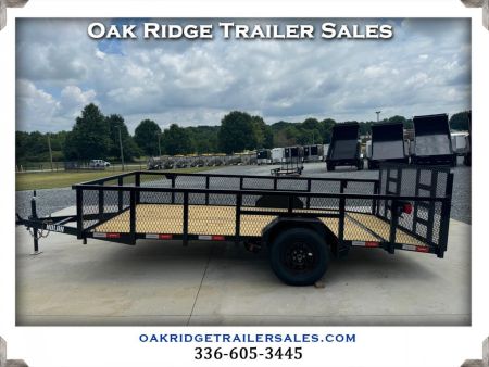New NOLAN 7X14 Utility Trailer w/2ft Mesh Sides