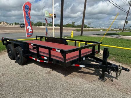 New 2026 7x16ft BIG PIPE Utility Trailer