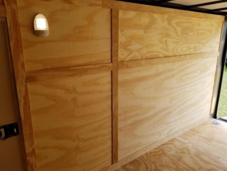 New 7x16 Black -Rock Solid Cargo Enclosed Trailer