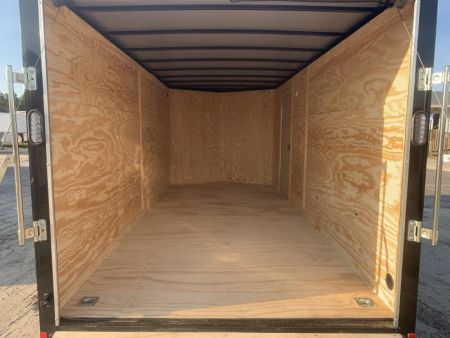 New 7x16 Black -Rock Solid Cargo Enclosed Trailer
