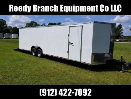New 8.5x28' Enclosed Car Hauler Polycore (14K GVWR) |  Rock Solid Cargo