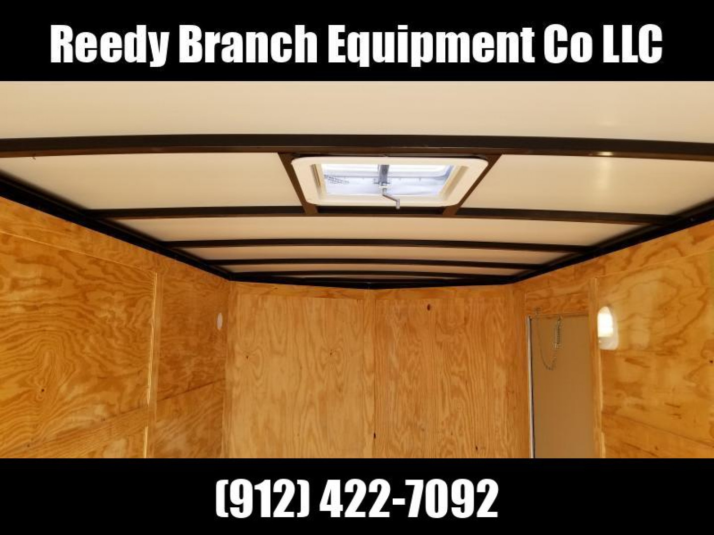 New 6x12 Tandem Axle White Rock Solid Cargo Enclosed Trailer