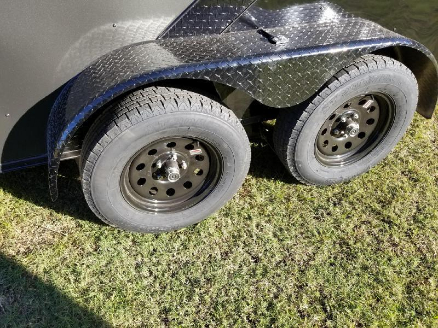 New 7x14 Charcoal Gray/Black Blackout Package