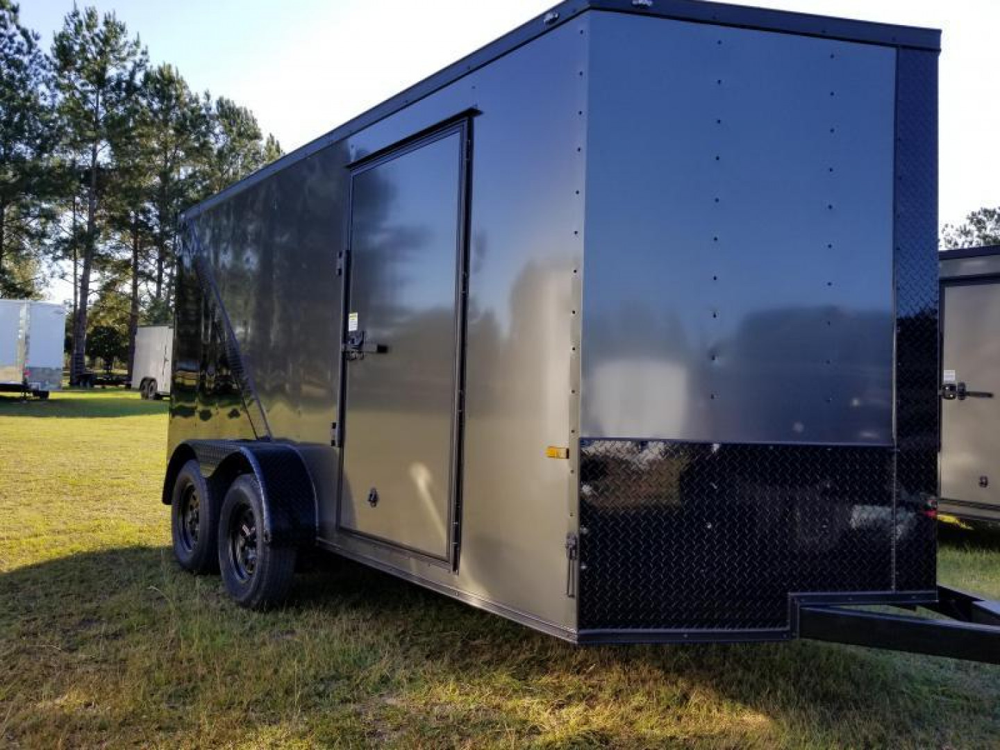 New 7x14 Charcoal Gray/Black Blackout Package