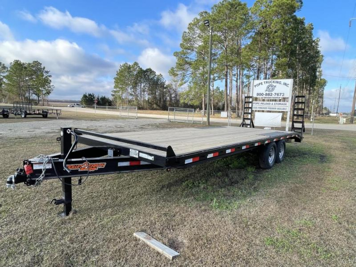 New 102"x24' Deckover Down to Earth Equipment Trailer (14K GVWR)