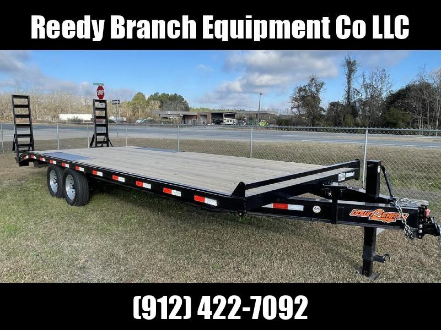 New 102"x24' Deckover Down to Earth Equipment Trailer (14K GVWR)