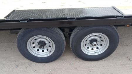 New 102"x24' Deckover Down to Earth Equipment Trailer (14K GVWR)