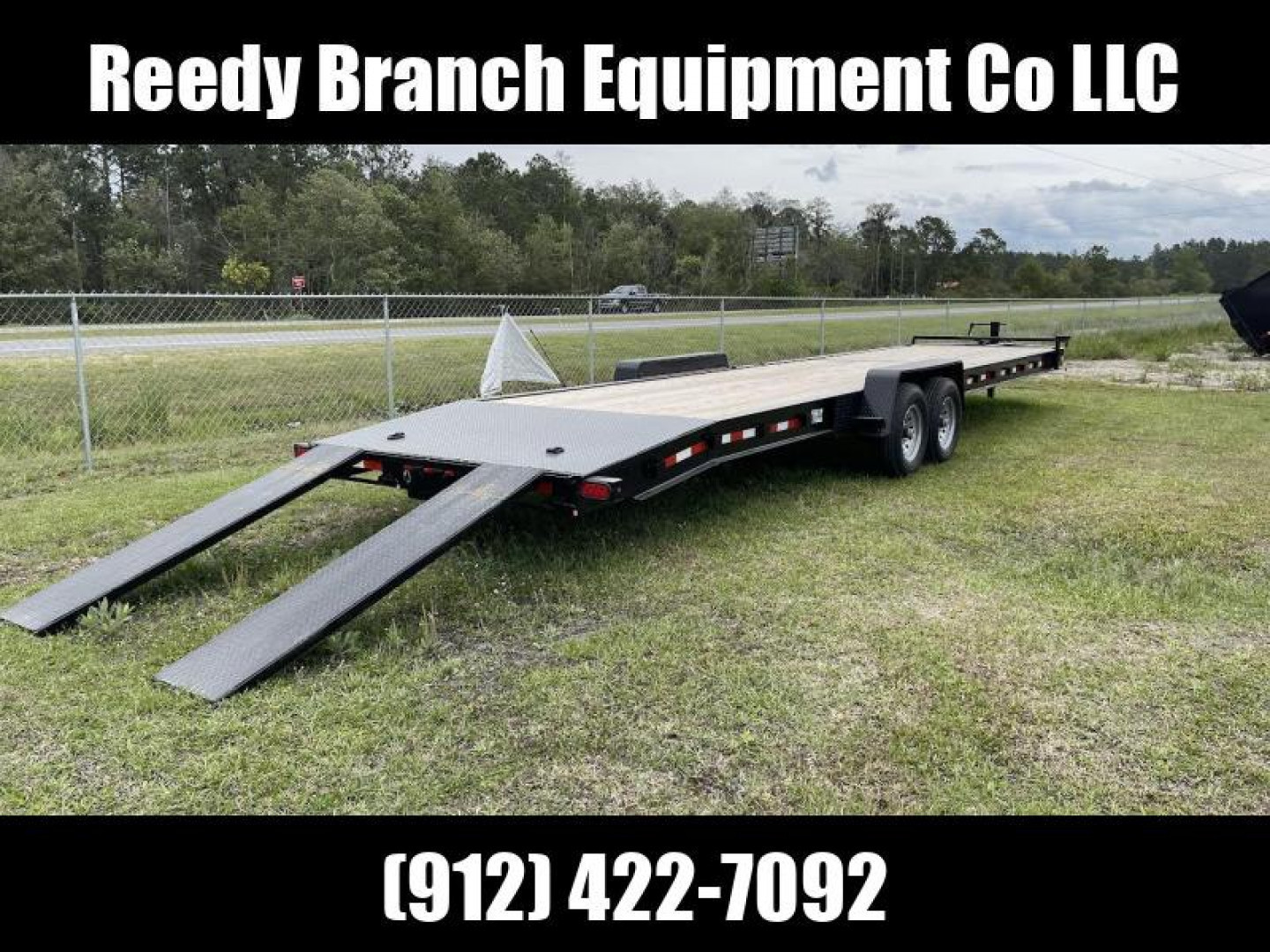 New 2026 Down 2 Earth Trailers 82"x34' wood deck. Car Hauler