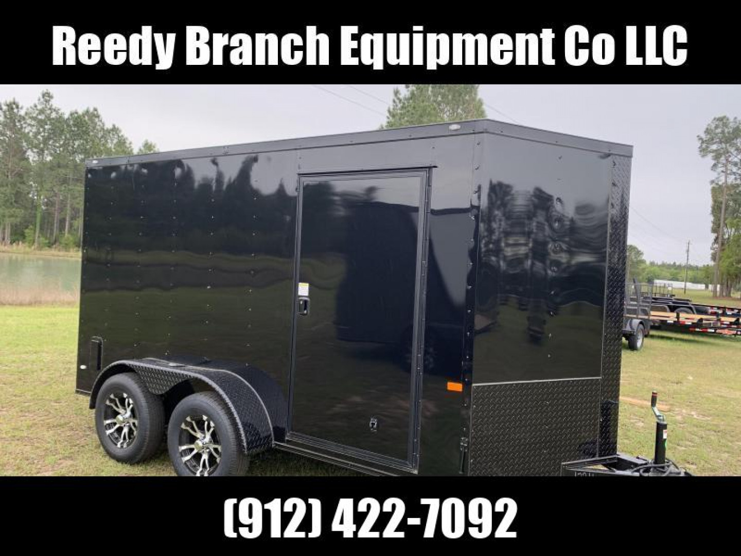 New 6x12TA Blackout Elite Rock Solid Cargo Enclosed Trailer