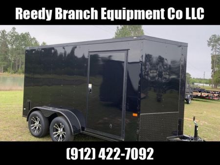 New 6x12TA Blackout Elite Rock Solid Cargo Enclosed Trailer