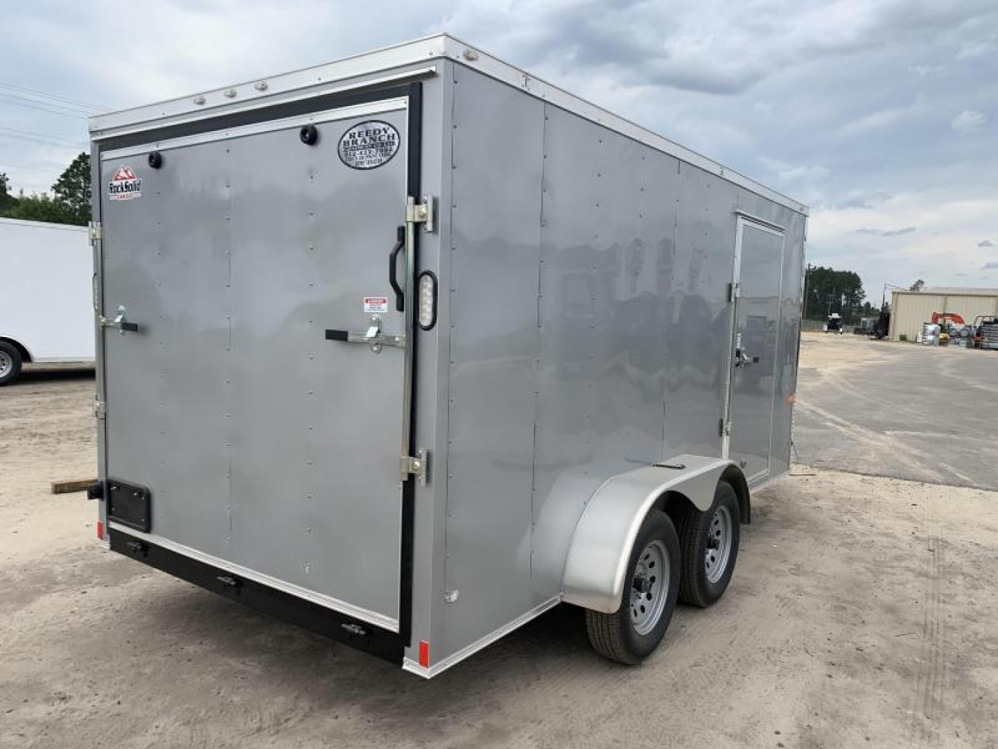 New 7x14 Silver Frost Flat Nose. Build your Custom Trailer with Flat Nose for no extra charge!