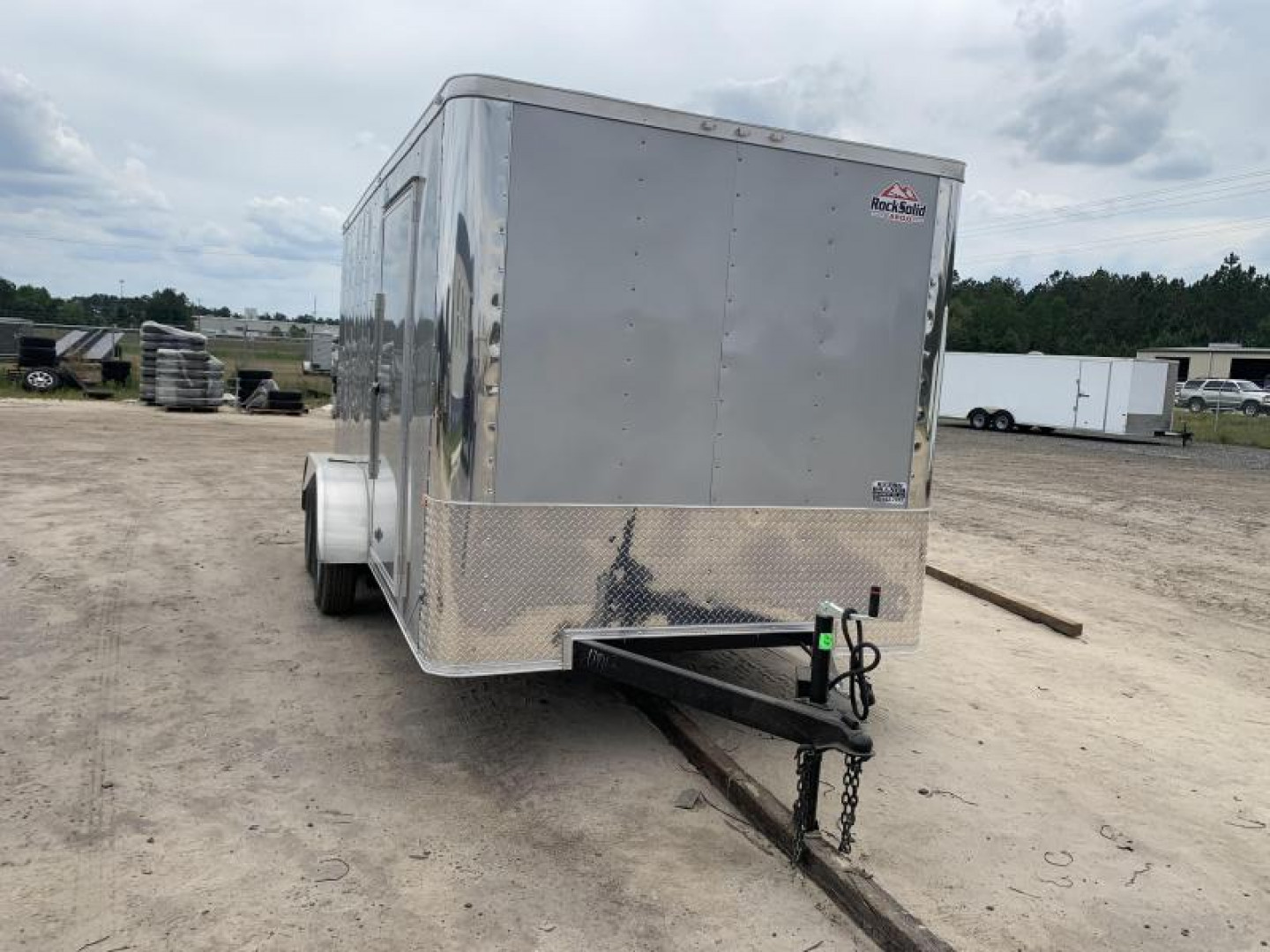 New 7x14 Silver Frost Flat Nose. Build your Custom Trailer with Flat Nose for no extra charge!