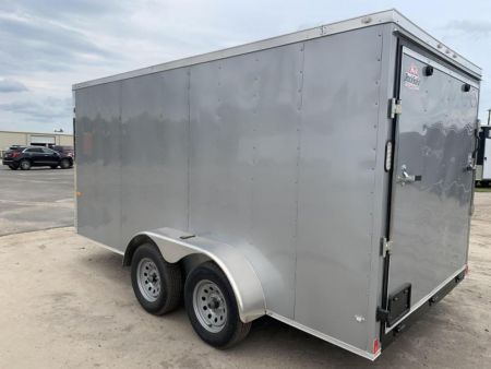 New 7x14 Silver Frost Flat Nose. Build your Custom Trailer with Flat Nose for no extra charge!