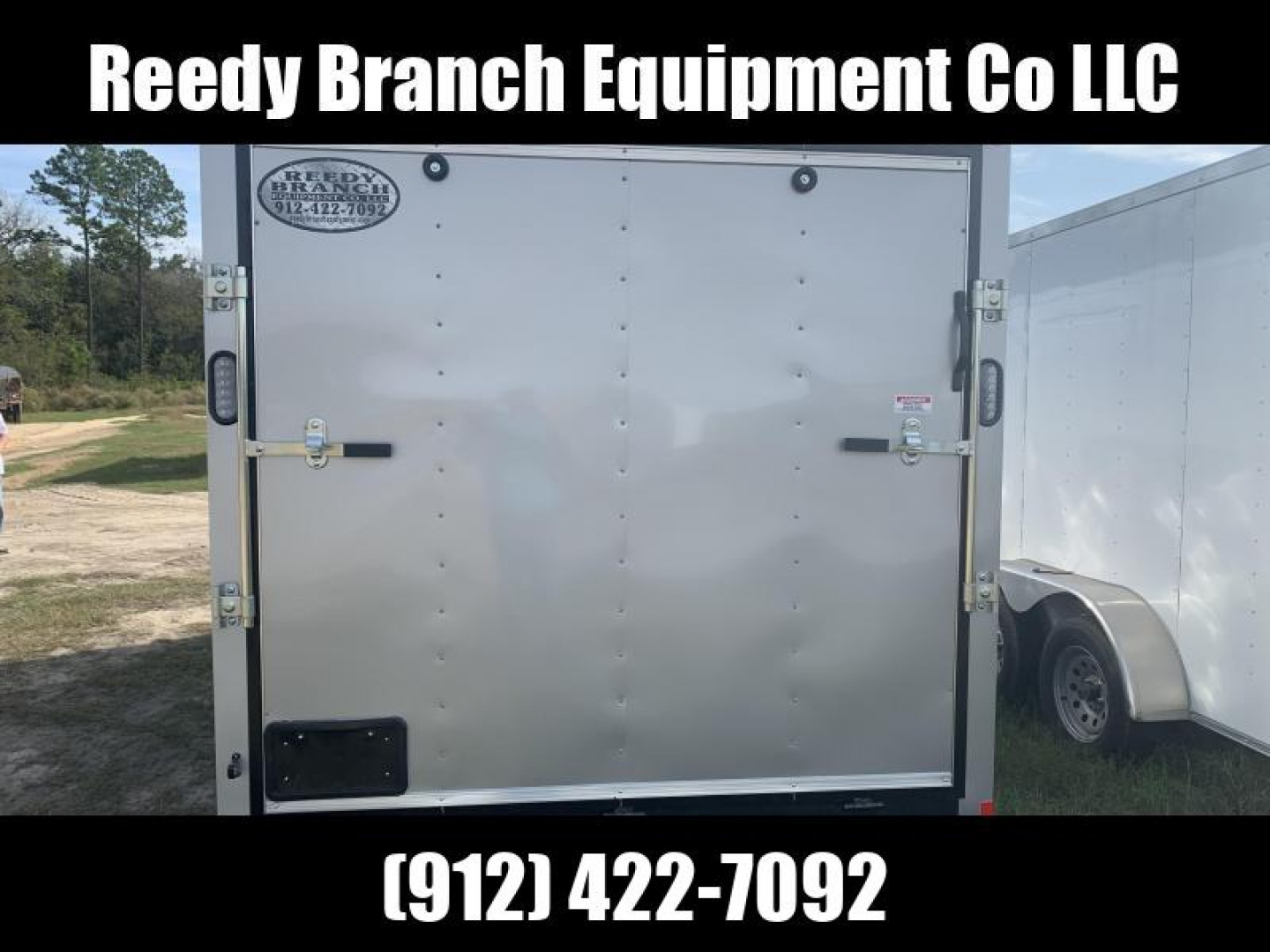New 7x16 Silver Rock Solid Cargo Enclosed Trailer 7000GVWR