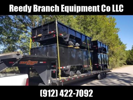 New 2027 Down 2 Earth Trailers 7x16 dump 4' sides Dump Trailer