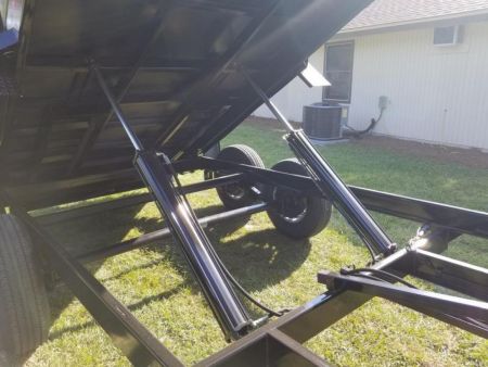 New 2027 Down 2 Earth Trailers 7x16 dump 2' sides Dump Trailer
