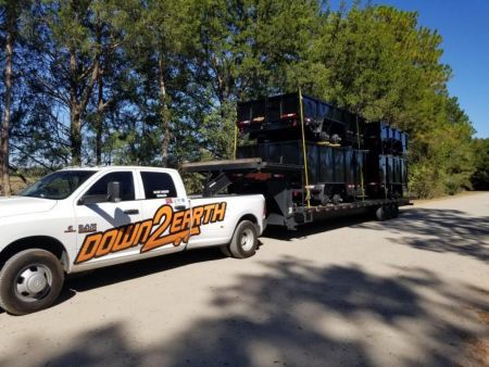 New 2027 Down 2 Earth Trailers 7x16 dump 2' sides Dump Trailer