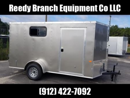 New Rock Solid Cargo Camper Trailer 6x12 Single Axle Enclosed Cargo Trailer
