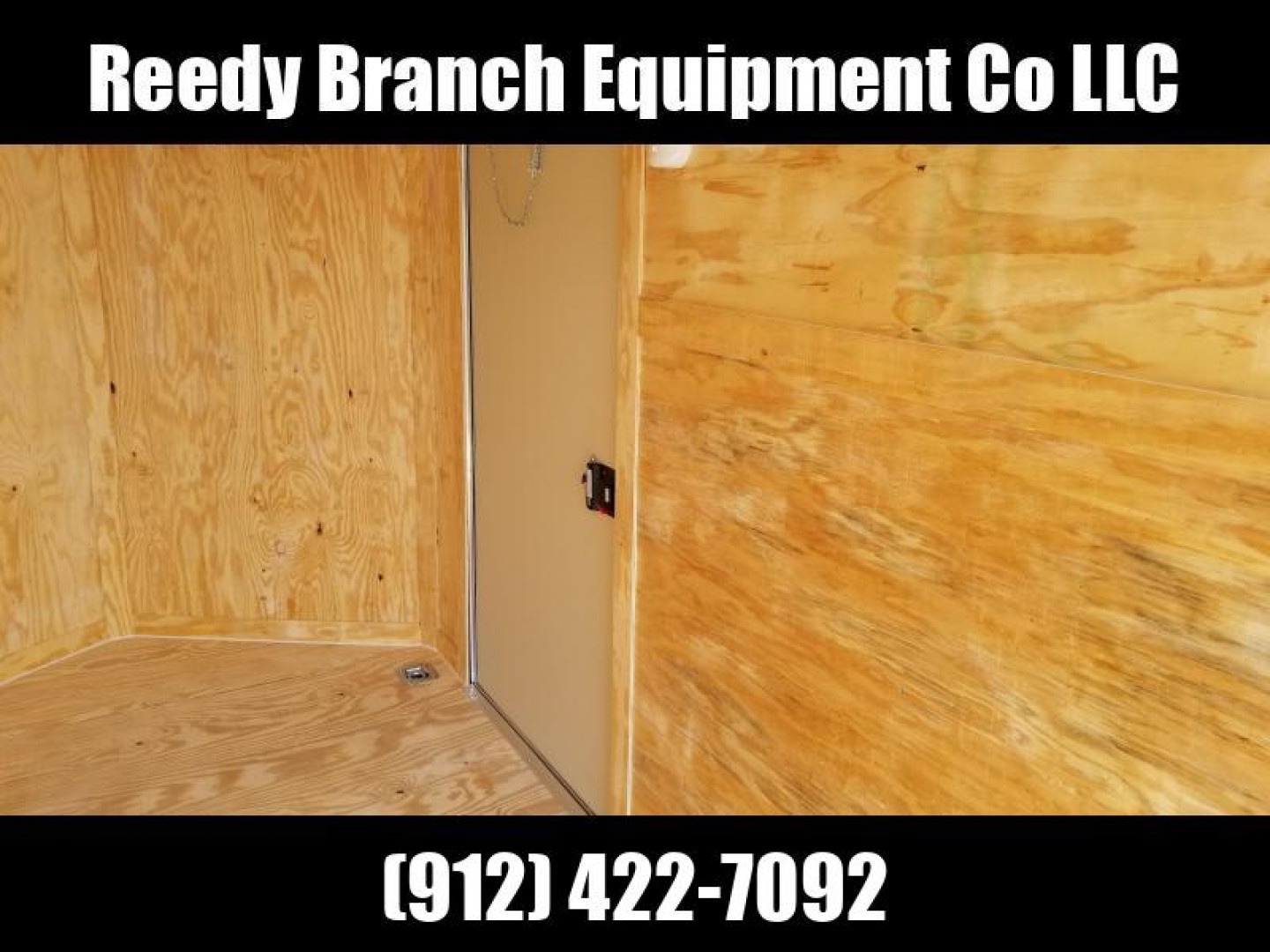 New 6x12 Barn Doors Rock Solid Cargo Enclosed Trailer
