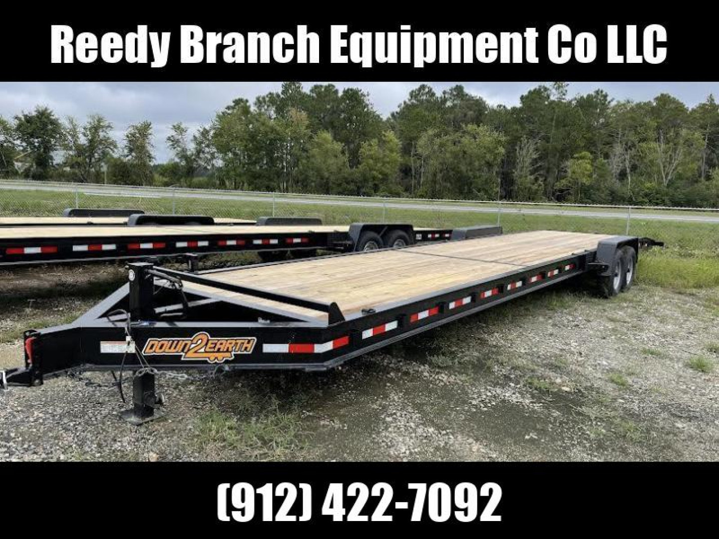 New 2026 Down 2 Earth Trailers 82"x36' wood deck. Car Hauler