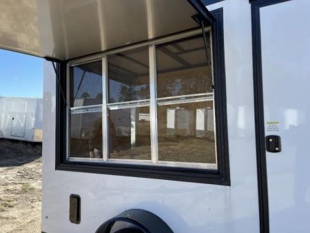 New 6x12 SA Blackout Elite - Concession Trailer Rock Solid Cargo