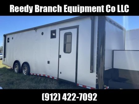 New 8.5x28 Rock Solid Cargo Enclosed Trailer - Race Trailer Race Ready