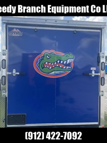 New 7x16 Rock Solid Cargo Florida Gators Enclosed Trailer