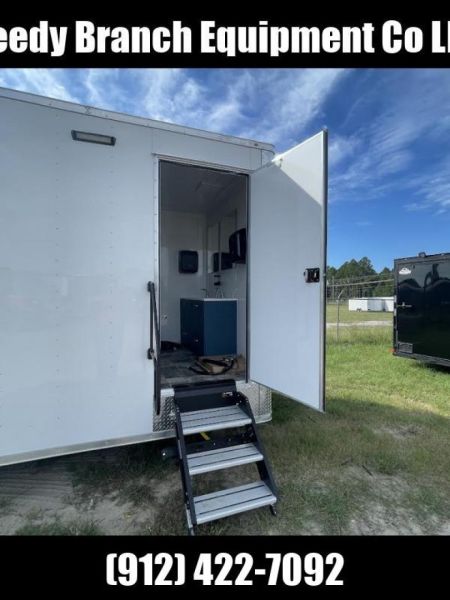 New 8.5x20 Rock Solid Cargo Bathroom Trailer - Event Trailer