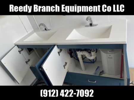 New 8.5x20 Rock Solid Cargo Bathroom Trailer - Event Trailer