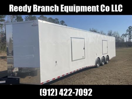 New 8.5x36 Rock Solid Cargo Two Car Hauler Enclosed Cargo Trailer