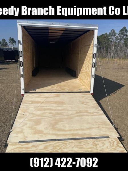 New 8.5x36 Rock Solid Cargo Two Car Hauler Enclosed Cargo Trailer